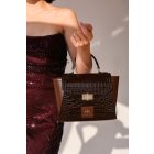 HA Pre Paris Bag - Crocco Dark Brown