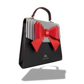 HA Pre Bow Bag - Csíkos piros